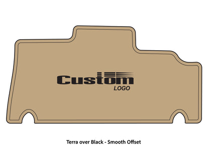Dura-deck Triton 179 trx custom EVA foam bass boat flooring in terra over black honeycomb pattern