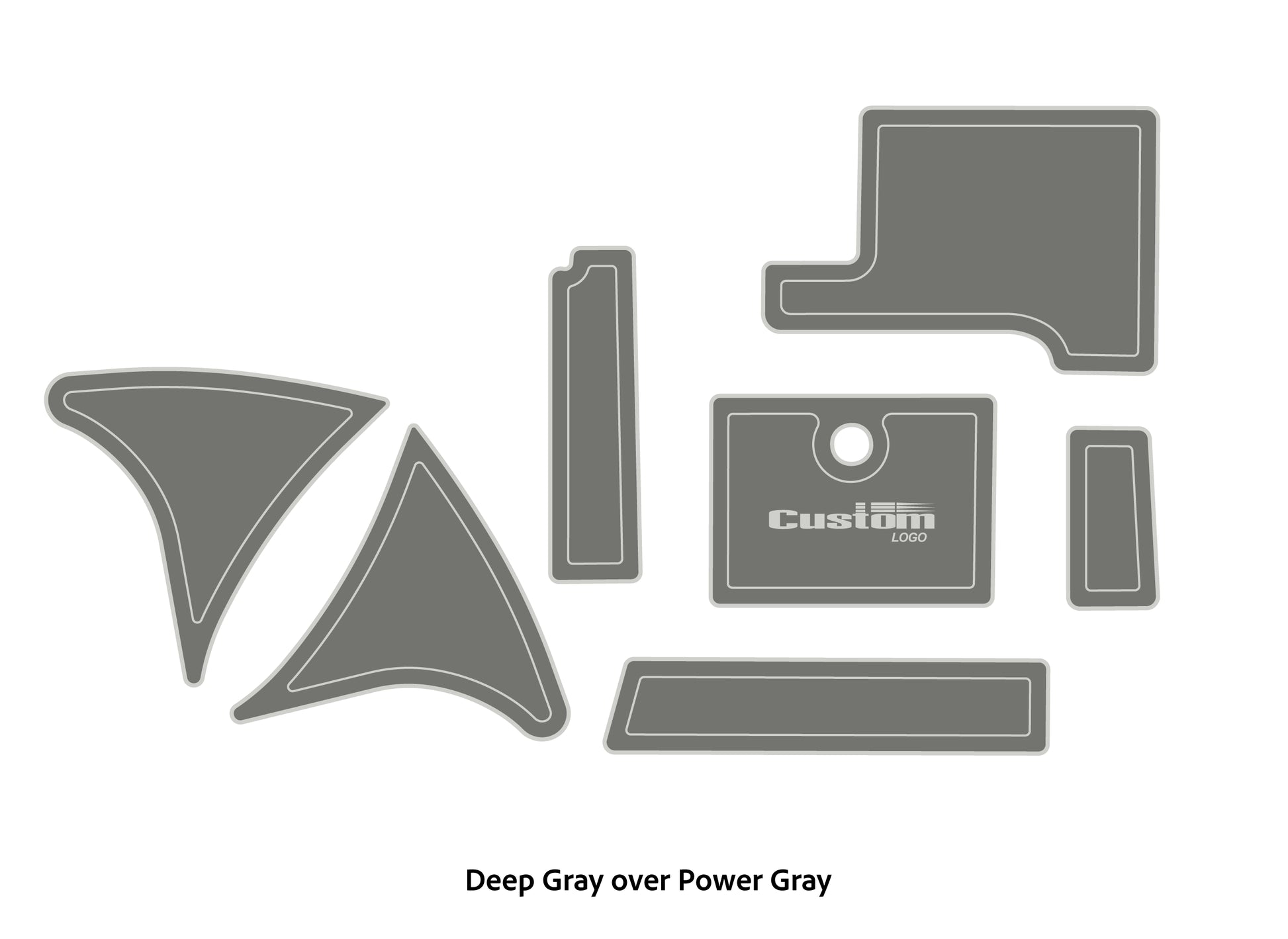 Dura-Deck Triton TR20 eva foam accessory set deep gray over power gray