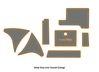 Dura-Deck Triton TR20 eva foam accessory set deep gray over sunset orange