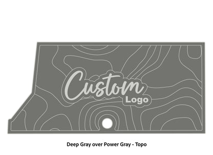 Dura-Deck Ranger RT178 custom eva foam bass boat flooring in deep gray over power gray topo pattern