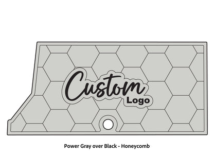 Dura-Deck Ranger RT178 custom eva foam bass boat flooring in power gray over black honeycomb pattern