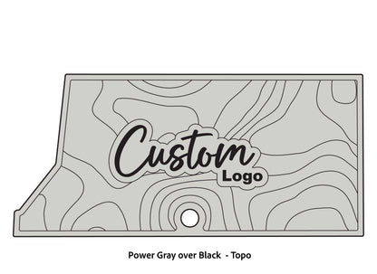 Dura-Deck Ranger RT178 custom eva foam bass boat flooring in power gray over black topo pattern