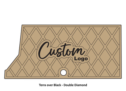 Dura-Deck Ranger RT178 custom eva foam bass boat flooring in terra over black double diamond
