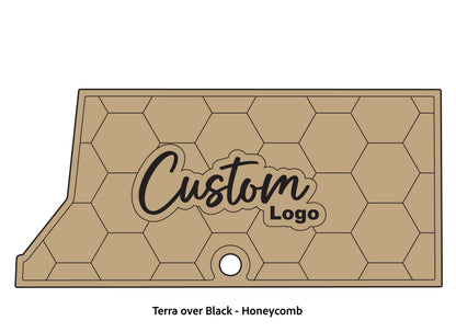 Dura-Deck Ranger RT178 custom eva foam bass boat flooring in terra over black honeycomb pattern