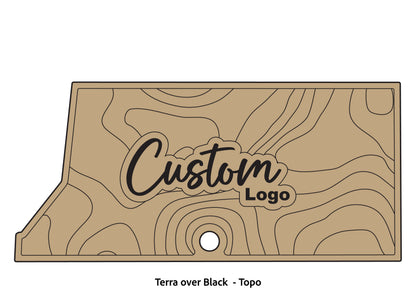 Dura-Deck Ranger RT178 custom eva foam bass boat flooring in terra over black topo pattern