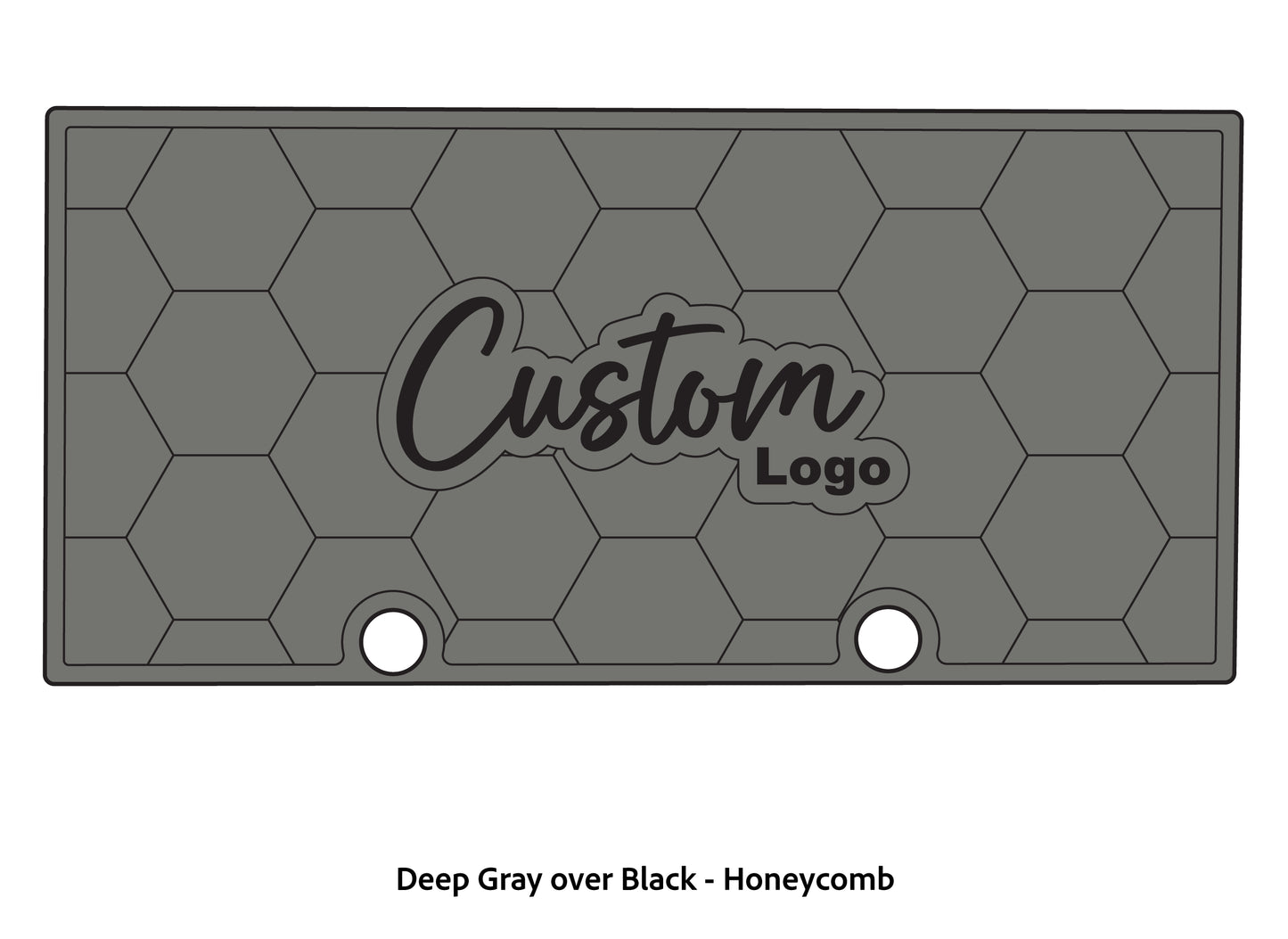 Dura-deck Ranger RT188 custom EVA foam bass boat flooring in deep gray over black honeycomb pattern