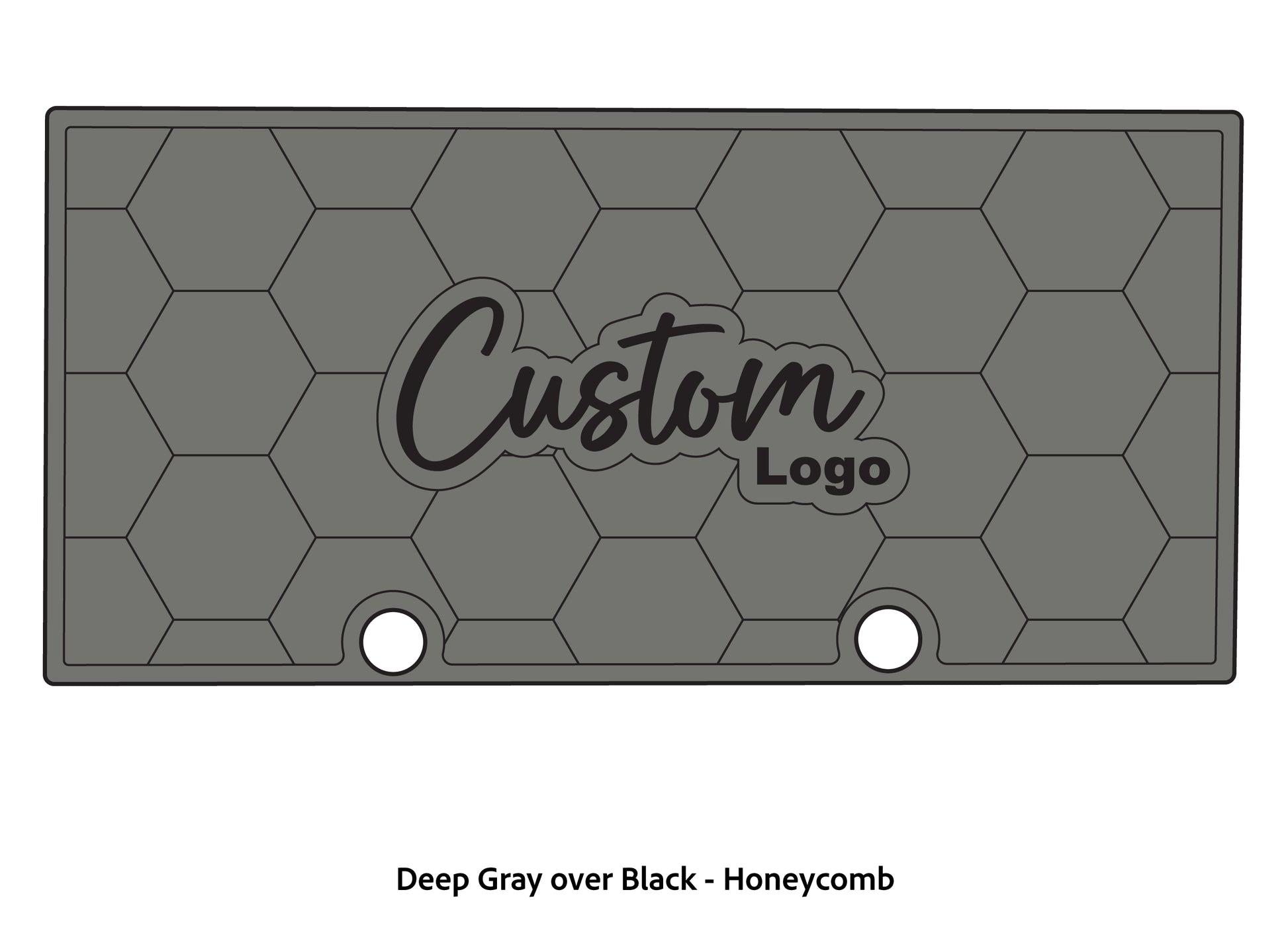Dura-deck Ranger RT188 custom EVA foam bass boat flooring in deep gray over black honeycomb pattern
