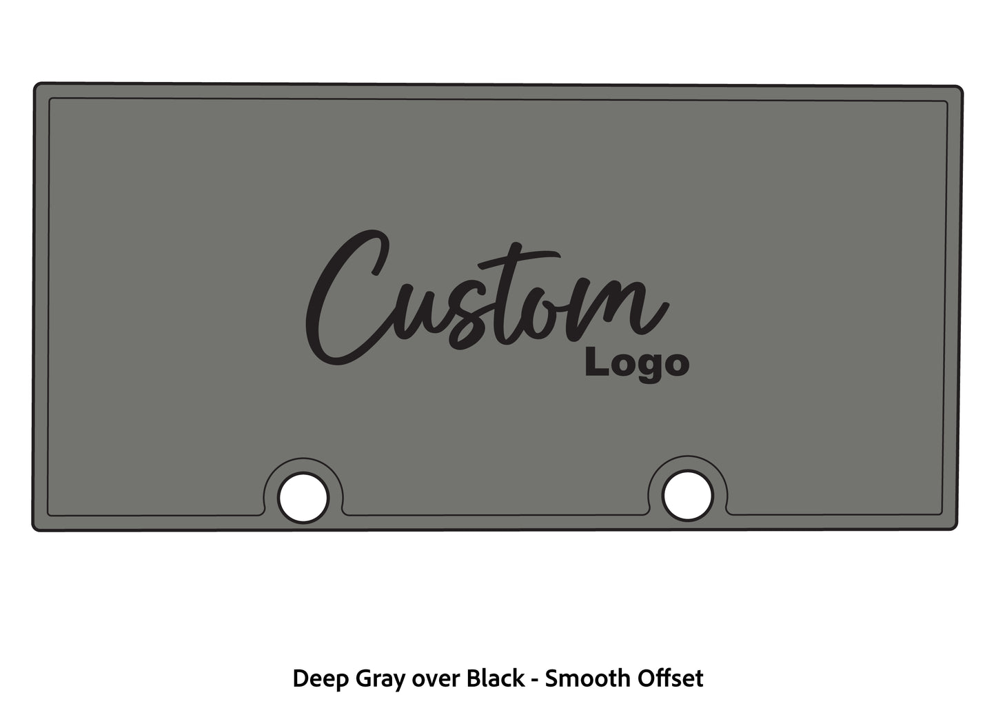 Dura-deck Ranger RT188 custom EVA foam bass boat flooring in deep gray over black smooth offset pattern