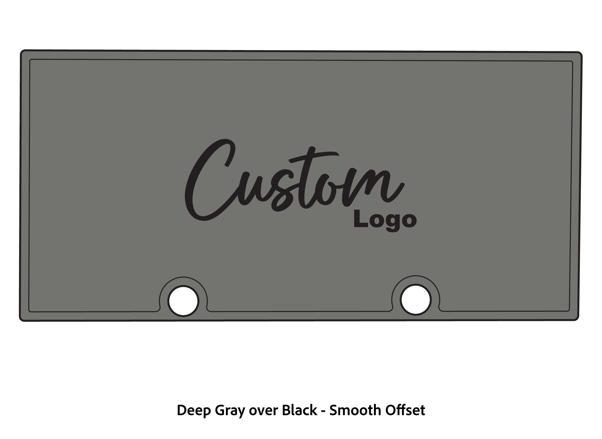 Dura-deck Ranger RT188 custom EVA foam bass boat flooring in deep gray over black smooth offset pattern