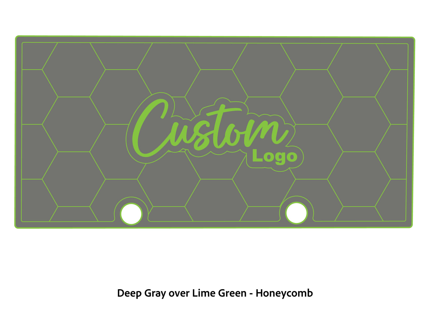 Dura-deck Ranger RT188 custom EVA foam bass boat flooring in deep gray over lime green honeycomb pattern
