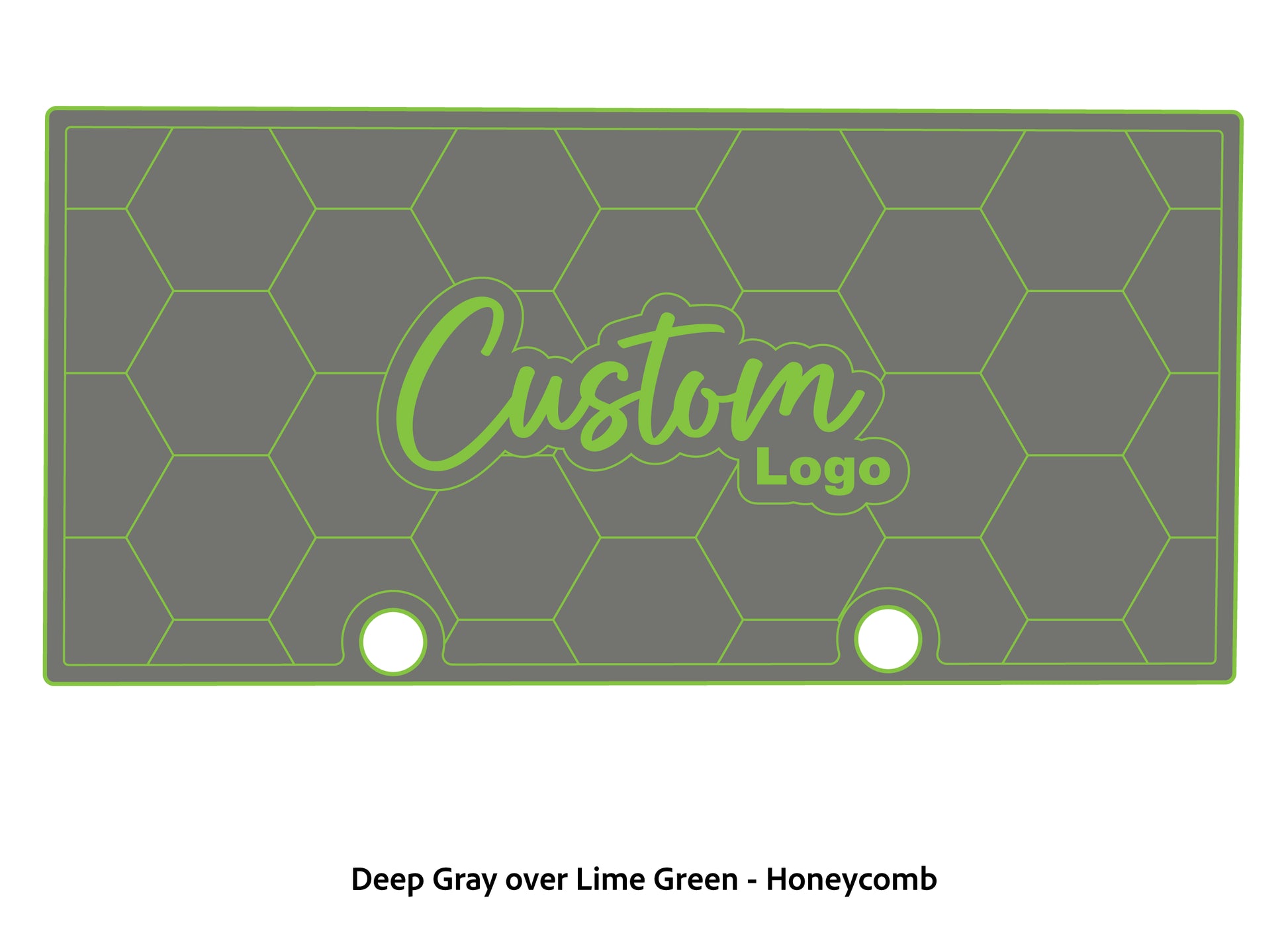 Dura-deck Ranger RT188 custom EVA foam bass boat flooring in deep gray over lime green honeycomb pattern