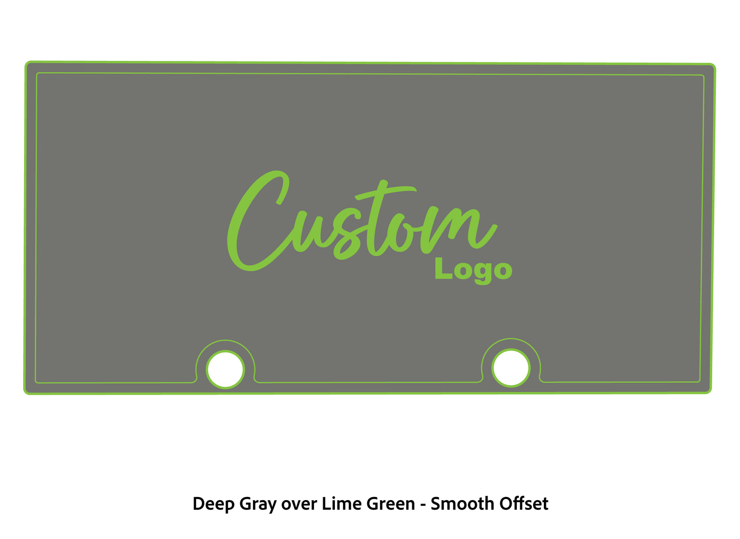 Dura-deck Ranger RT188 custom EVA foam bass boat flooring in deep gray over lime green smooth offset pattern
