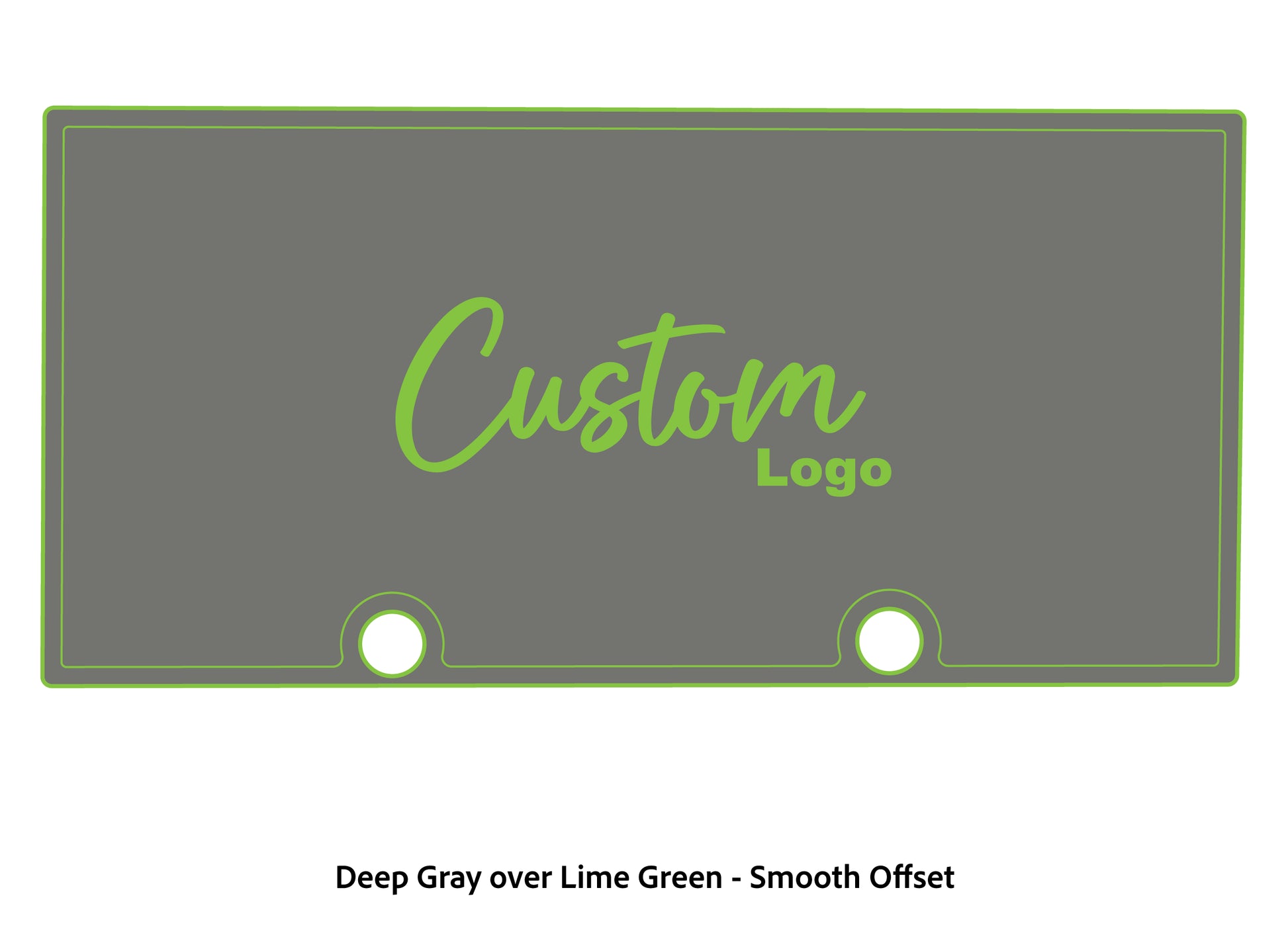 Dura-deck Ranger RT188 custom EVA foam bass boat flooring in deep gray over lime green smooth offset pattern