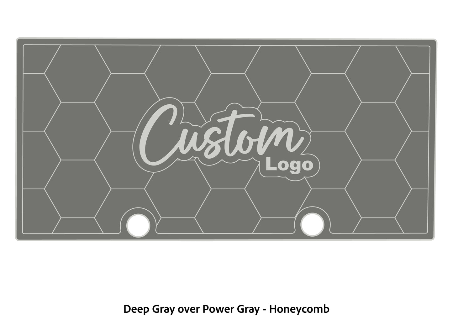 Dura-deck Ranger RT188 custom EVA foam bass boat flooring in deep gray over power gray honeycomb pattern