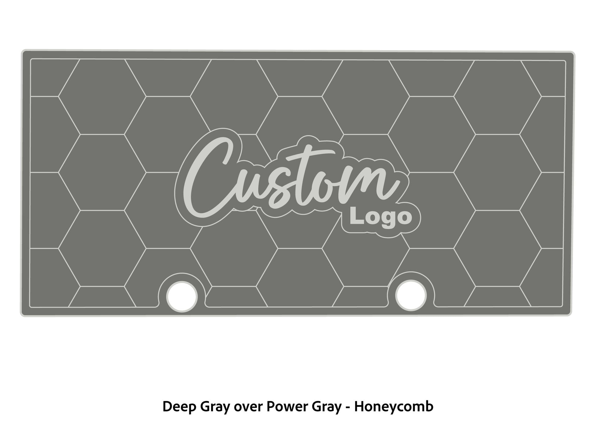 Dura-deck Ranger RT188 custom EVA foam bass boat flooring in deep gray over power gray honeycomb pattern