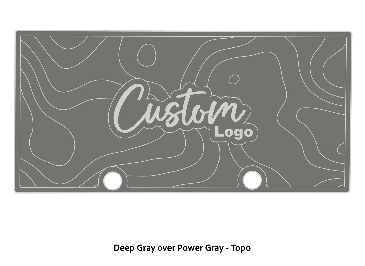 Dura-deck Ranger RT188 custom EVA foam bass boat flooring in deep gray over power gray topo pattern