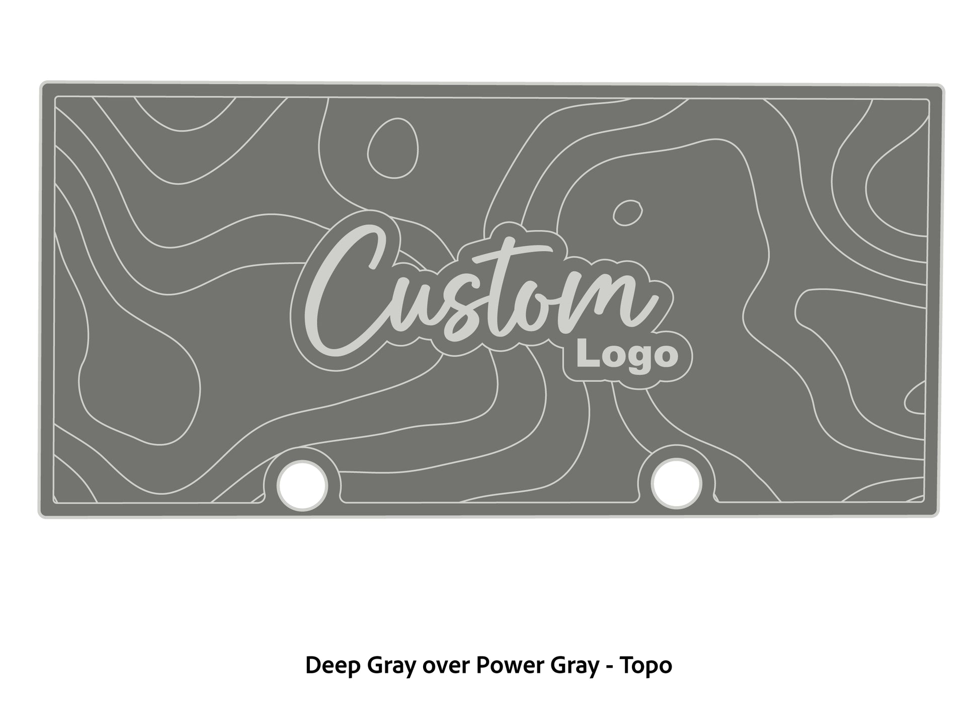 Dura-deck Ranger RT188 custom EVA foam bass boat flooring in deep gray over power gray topo pattern