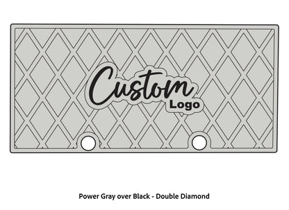 Dura-deck ranger rt 188 custom eva foam bass boat flooring in power gray over black double diamond pattern