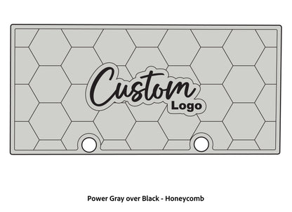 Dura-deck ranger rt 188 custom eva foam bass boat flooring in power gray over black honeycomb pattern
