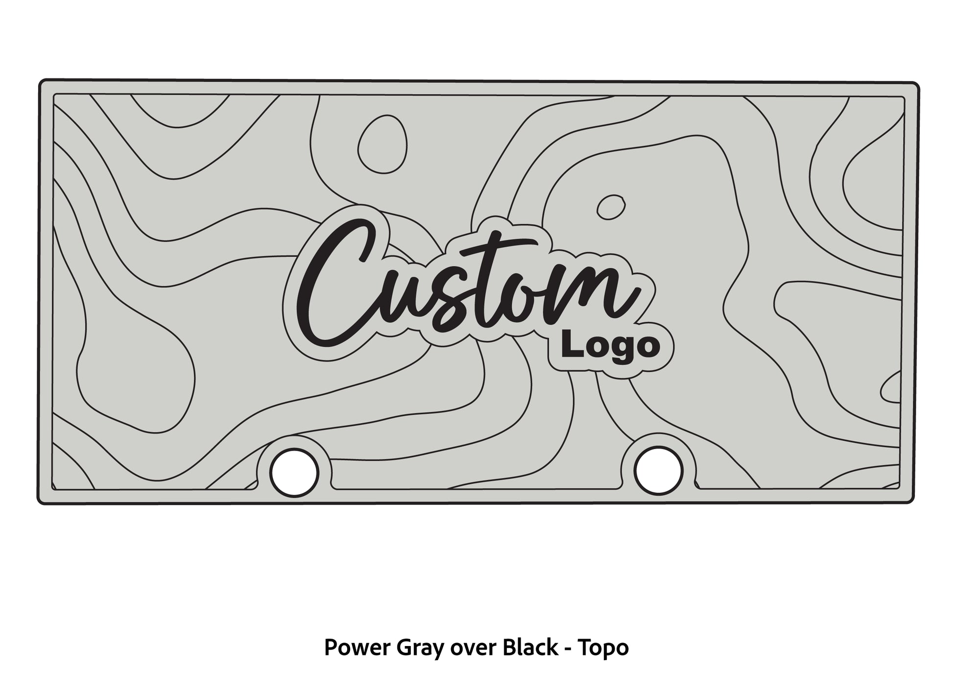Dura-Deck ranger rt 188 custom eva foam bass boat flooring in power gray over black topo pattern