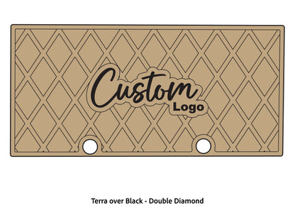 Dura-deck ranger rt 188 custom eva foam bass boat flooring in terra over black double diamond pattern