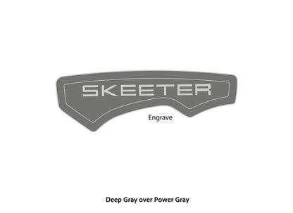 Dura-Deck Skeeter custom eva foam bow pad in deep gray over power gray