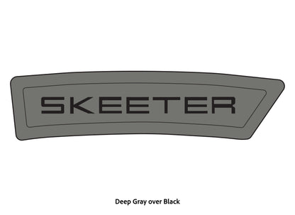 Dura-deck skeeter eva foam bow pad in deep gray over black 