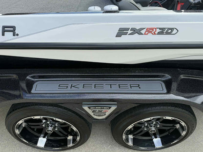 Dura-Deck Skeeter EVA foam fxr trailer pad set in deep gray over black