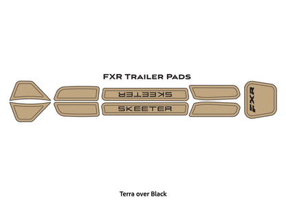 Dura-Deck Skeeter Eva foam fxr trailer pad set in terra over black